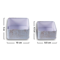 2'Lİ DİKİŞ KUTUSU 10x10 - 9x9 CM ÖLÇÜLERİNDE - Thumbnail