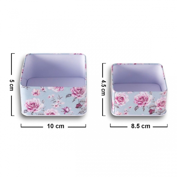 2'Lİ DİKİŞ KUTUSU 10x10 - 9x9 CM ÖLÇÜLERİNDE