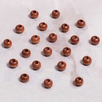  - AHŞAP BONCUK-KAHVERENGİ- 10 MM