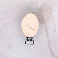  - AHŞAP EMZİK ZİNCİRİ KLİPSİ - DAĞ