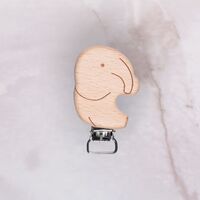  - AHŞAP EMZİK ZİNCİRİ KLİPSİ - FİL