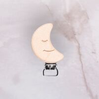  - AHŞAP EMZİK ZİNCİRİ KLİPSİ - GÜLEN AY