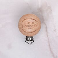  - AHŞAP EMZİK ZİNCİRİ KLİPSİ - KÜÇÜK PRENSES