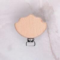  - AHŞAP EMZİK ZİNCİRİ KLİPSİ - KURABİYE