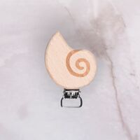  - AHŞAP EMZİK ZİNCİRİ KLİPSİ - KURABİYE