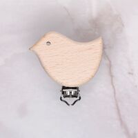  - AHŞAP EMZİK ZİNCİRİ KLİPSİ - KUŞ