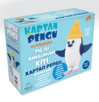 AMİGURUMİ KİT - ÇİZGİ KAHRAMAN KAPTAN PENGU - Thumbnail