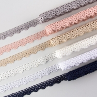 ZİRVE - Gipür Dantel 3372-LACİVERT