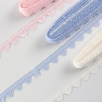 ZİRVE - Gipür Dantel 3467-MAVİ