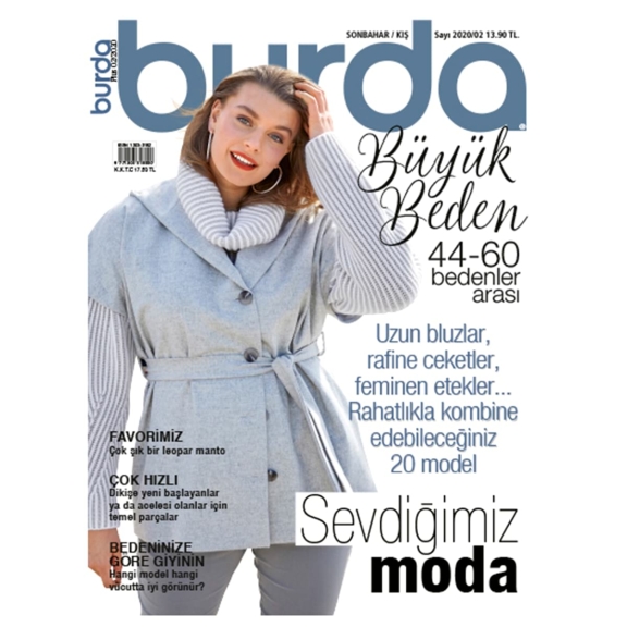 BURDA BÜYÜK BEDEN 2020/2 ŞUBAT SAYISI