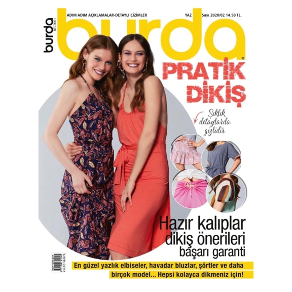 BURDA PRATİK DİKİŞ 2020/2 ŞUBAT SAYISI