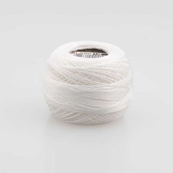 DMC KOTON PERLE 12NO - BLANC