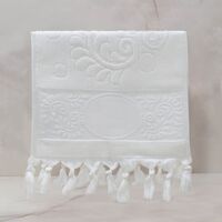 Glamour - GLAMOUR 30X50 JAKARLI PANÇ ETAMİN SAÇAKLI HAVLU 1797-KREM Glamour - GLAMOUR 30X50 JAKARLI PANÇ ETAMİN SAÇAKLI HAVLU 1797-KREM