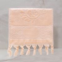 Glamour - GLAMOUR 30X50 JAKARLI PANÇ ETAMİN SAÇAKLI HAVLU 1797-SOMON Glamour - GLAMOUR 30X50 JAKARLI PANÇ ETAMİN SAÇAKLI HAVLU 1797-SOMON