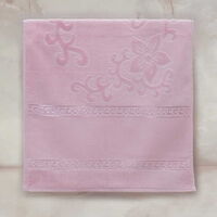 Glamour - GLAMOUR 50X90 JAKARLI ETAMİN DÜZ HAVLU 0705-PUDRA Glamour - GLAMOUR 50X90 JAKARLI ETAMİN DÜZ HAVLU 0705-PUDRA