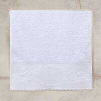 Glamour - GLAMOUR 50X90 BUKLE PANÇ ETAMİN PİKOLU HAVLU 0607-BEYAZ Glamour - GLAMOUR 50X90 BUKLE PANÇ ETAMİN PİKOLU HAVLU 0607-BEYAZ