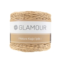 Glamour - GLAMOUR NATURA KAĞIT İP 250 GR - 1020 Glamour - GLAMOUR NATURA KAĞIT İP 250 GR - 1020