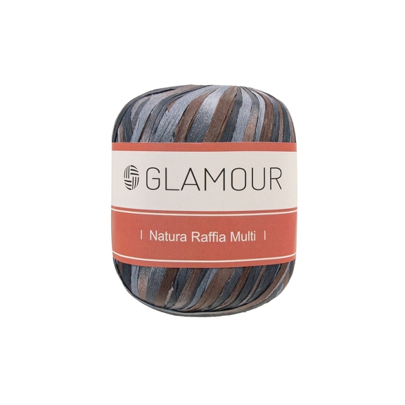 GLAMOUR NATURA MULTİ RAFFİA İP - 1000