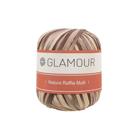 GLAMOUR NATURA MULTİ RAFFİA İP - 1010