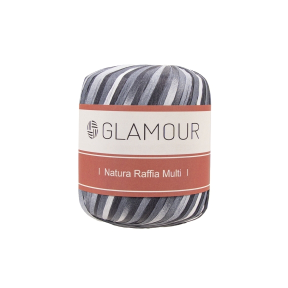 GLAMOUR NATURA MULTİ RAFFİA İP - 1020