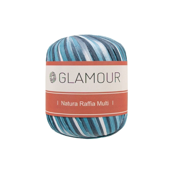 GLAMOUR NATURA MULTİ RAFFİA İP - 1040