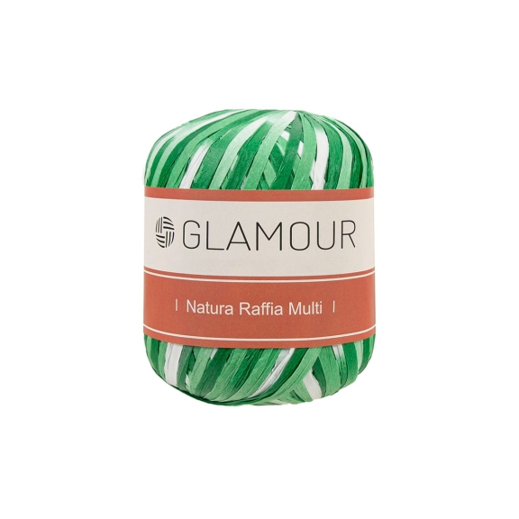 GLAMOUR NATURA MULTİ RAFFİA İP - 1090