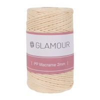Glamour - GLAMOUR PP MAKROME 2 MM - KOYU KREM Glamour - GLAMOUR PP MAKROME 2 MM - KOYU KREM