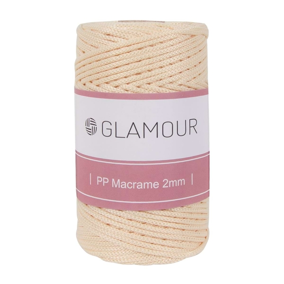 GLAMOUR PP MAKROME 2 MM - KOYU KREM