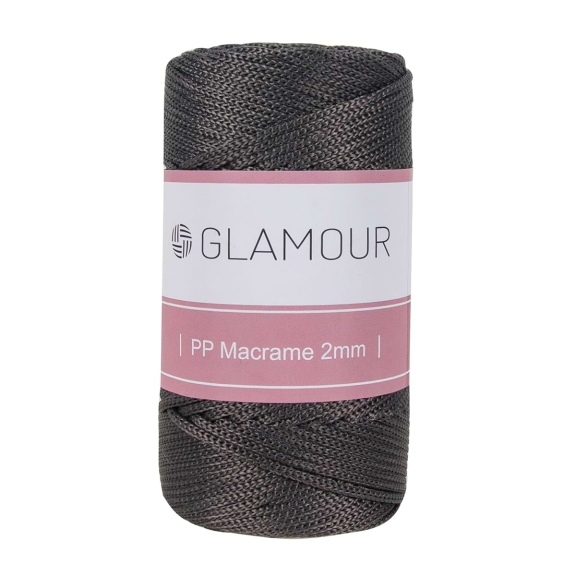 GLAMOUR PP MAKROME 2 MM - KOYU GRİ