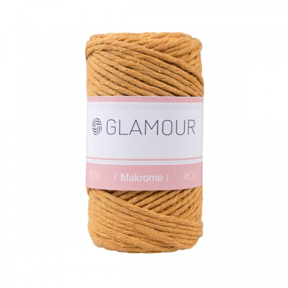 GLAMOUR TARANABİLİR MAKROME 3 MM - 250 GR - HARDAL