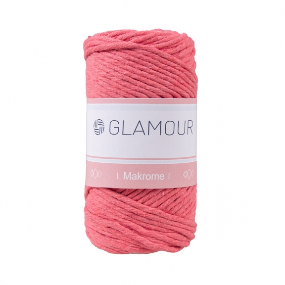 GLAMOUR TARANABİLİR MAKROME 3 MM - 250 GR - NAR ÇİÇEĞİ