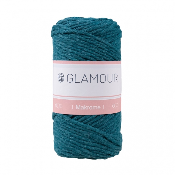 GLAMOUR TARANABİLİR MAKROME 3 MM - 250 GR - PETROL