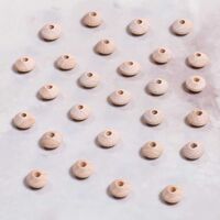  - HAM AHŞAP YASSI BONCUK- 12 MM