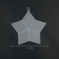  - KANVAS YILDIZ - 13,5 CM