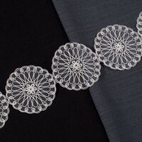 ZİRVE - KORDONELİ FRANSIZ DANTEL - 24104 KREM