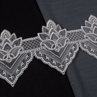 ZİRVE - KORDONELİ FRANSIZ DANTEL-24127 SİM GRİ ZİRVE - KORDONELİ FRANSIZ DANTEL-24127 SİM GRİ