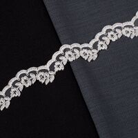 ZİRVE - KORDONELİ FRANSIZ DANTEL-24132 KREM