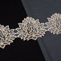 ZİRVE - KORDONELİ FRANSIZ DANTEL-24134 SİM KAPUÇİNO