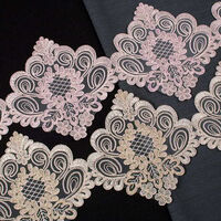 Zirve - KORDONELİ FRANSIZ DANTEL-24140 SİM PUDRA