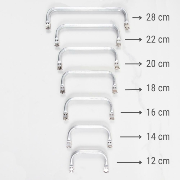 Metal Çanta Bursu - 22 cm