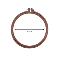  - PLASTİK VİDALI KASNAK - 20 CM