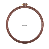  - PLASTİK VİDALI KASNAK - 25 CM