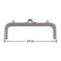 SASARİ - VİNTAGE METAL ÇANTA SAPI GÜMÜŞ 15 CM - 1113 SASARİ - VİNTAGE METAL ÇANTA SAPI GÜMÜŞ 15 CM - 1113